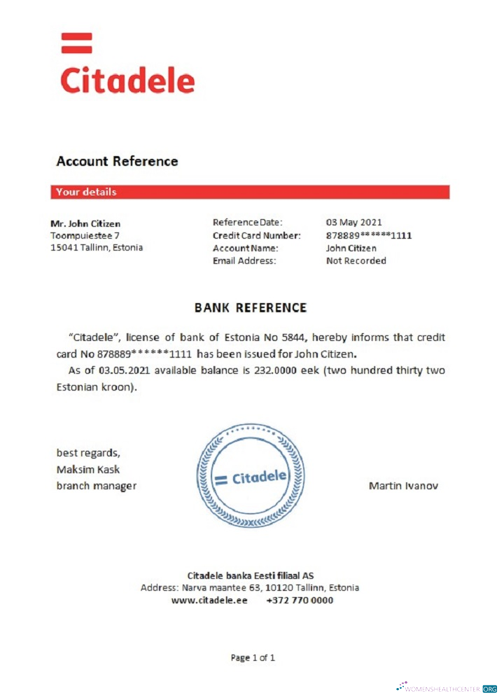 Download Estonia Citadele reference Photoshop template